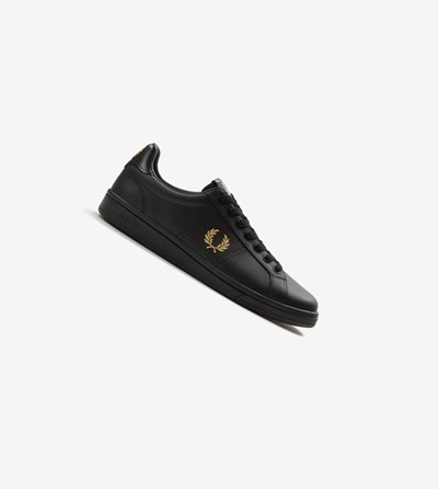 Fred Perry B721 Sneakers Herre Sort | 641053-UZD