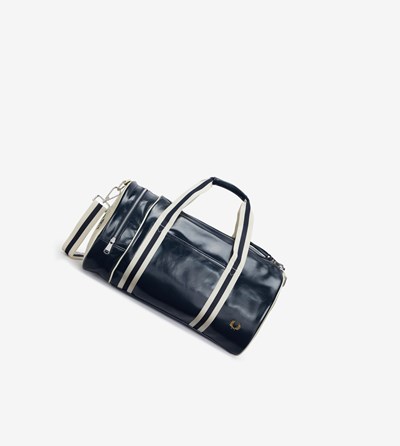 Fred Perry Classic Barrel Bag Taske Dame Mørkeblå | 314805-WZY