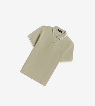 Fred Perry G3600 Polo Shirt Dame Hvide | 069873-AKW