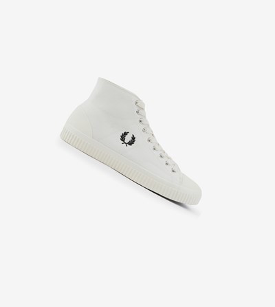 Fred Perry Hughes Mid Sneakers Herre Mørkeblå | 837204-LAI