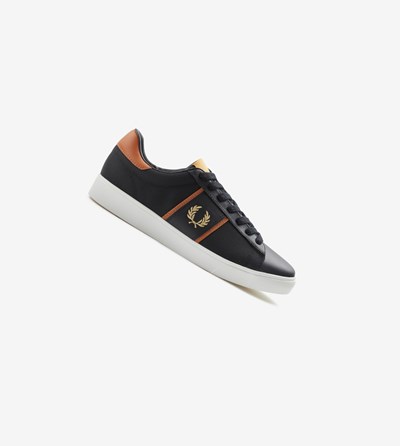 Fred Perry Spencer Sneakers Herre Sort | 741829-IXL