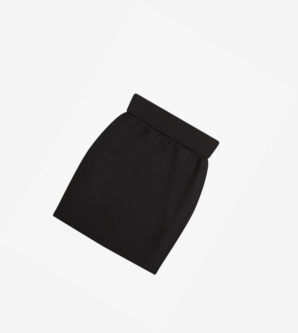 Fred Perry Amy Winehouse Foundation Taped Mini Skirt Nederdel Dame Sort | 652734-VTO