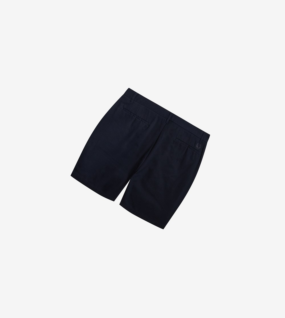 Fred Perry Classic Shorts Herre Mørkeblå | 613874-ZKD