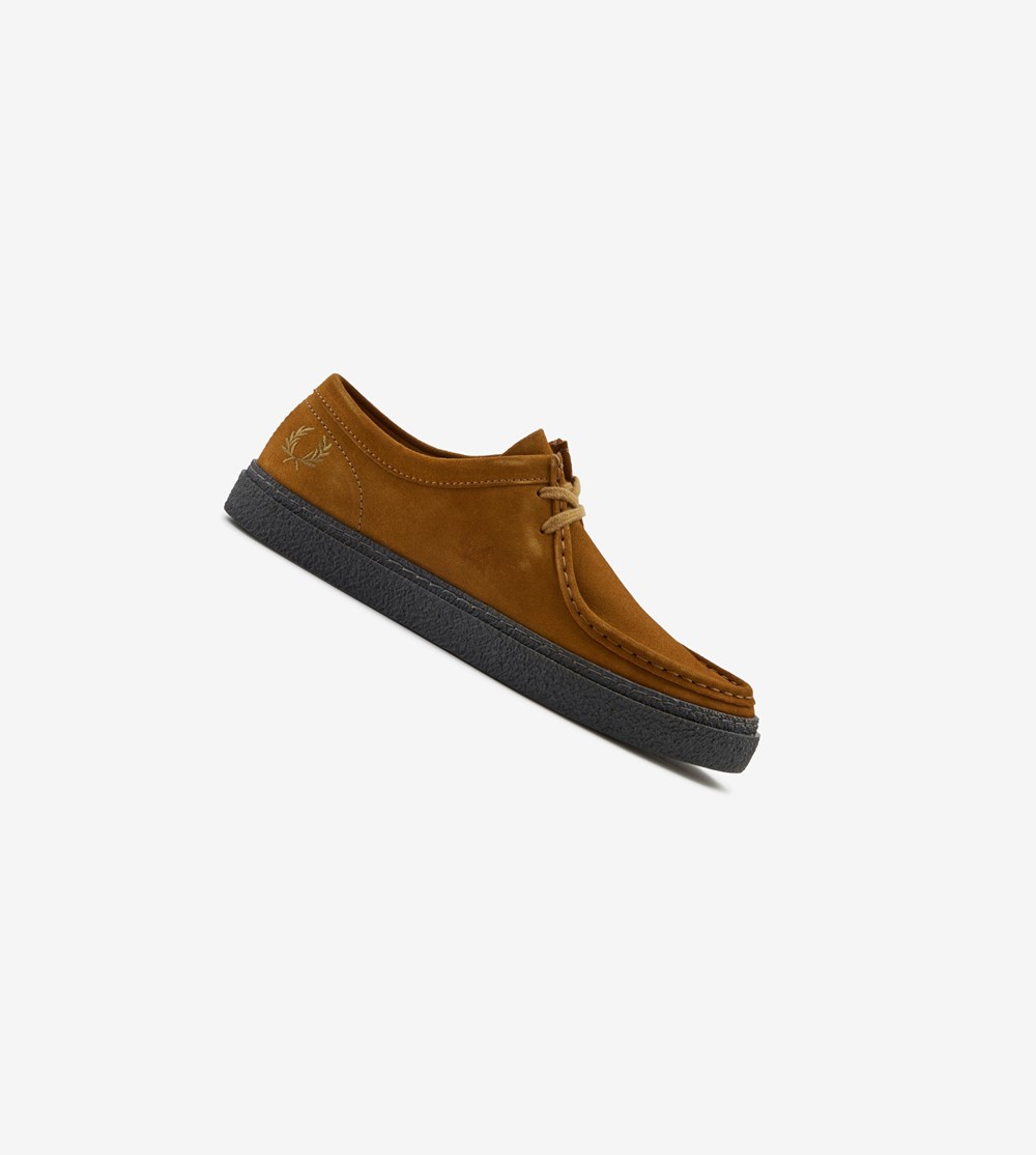 Fred Perry Dawson Low Ruskind Sko Herre Sort | 025398-ZPU