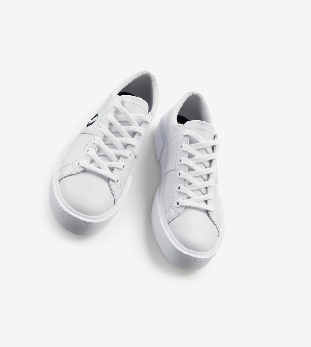 Fred Perry Exmouth Sneakers Herre Hvide | 713904-CPT