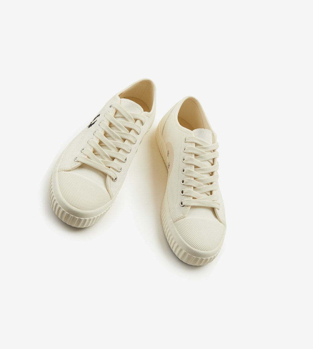 Fred Perry Hughes Low Sneakers Herre Grå | 073465-LNP