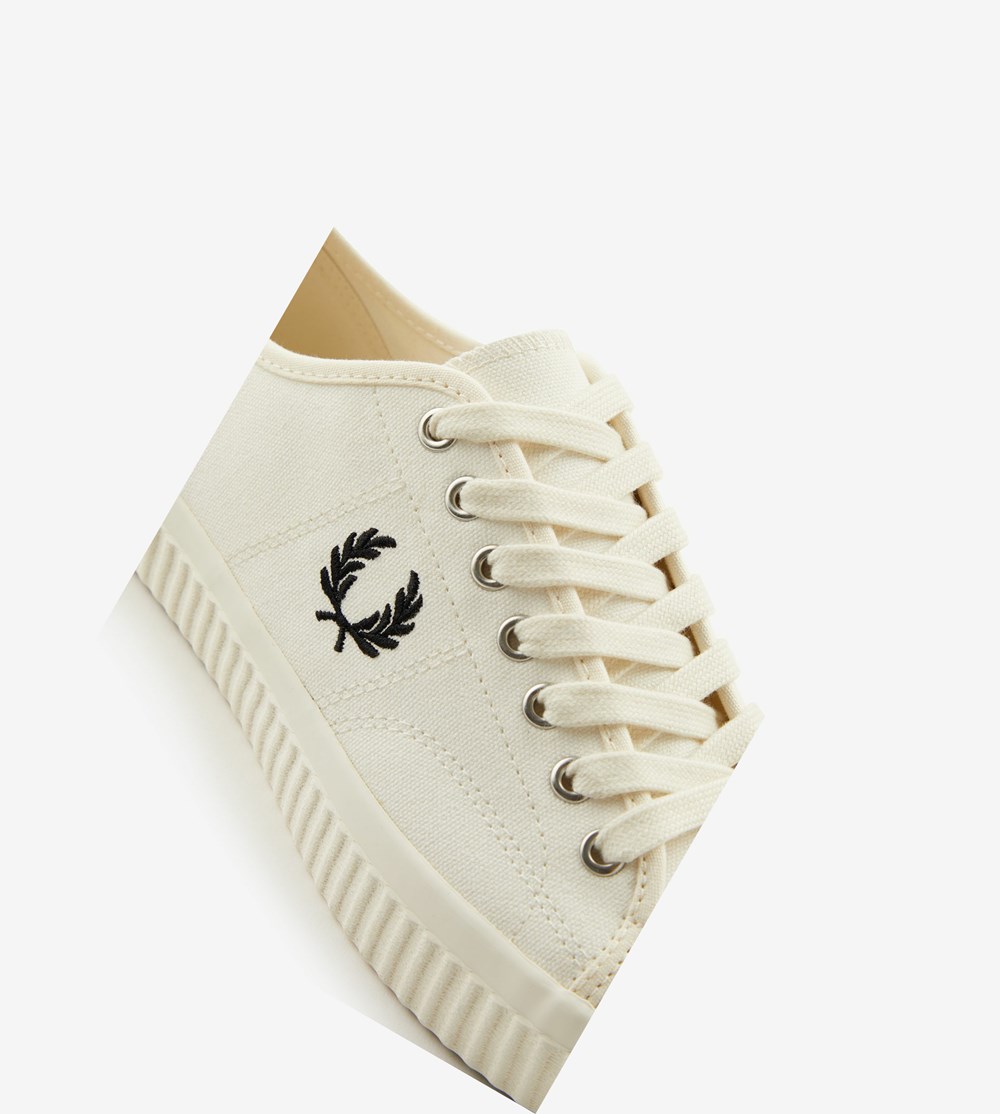 Fred Perry Hughes Low Sneakers Herre Grå | 073465-LNP