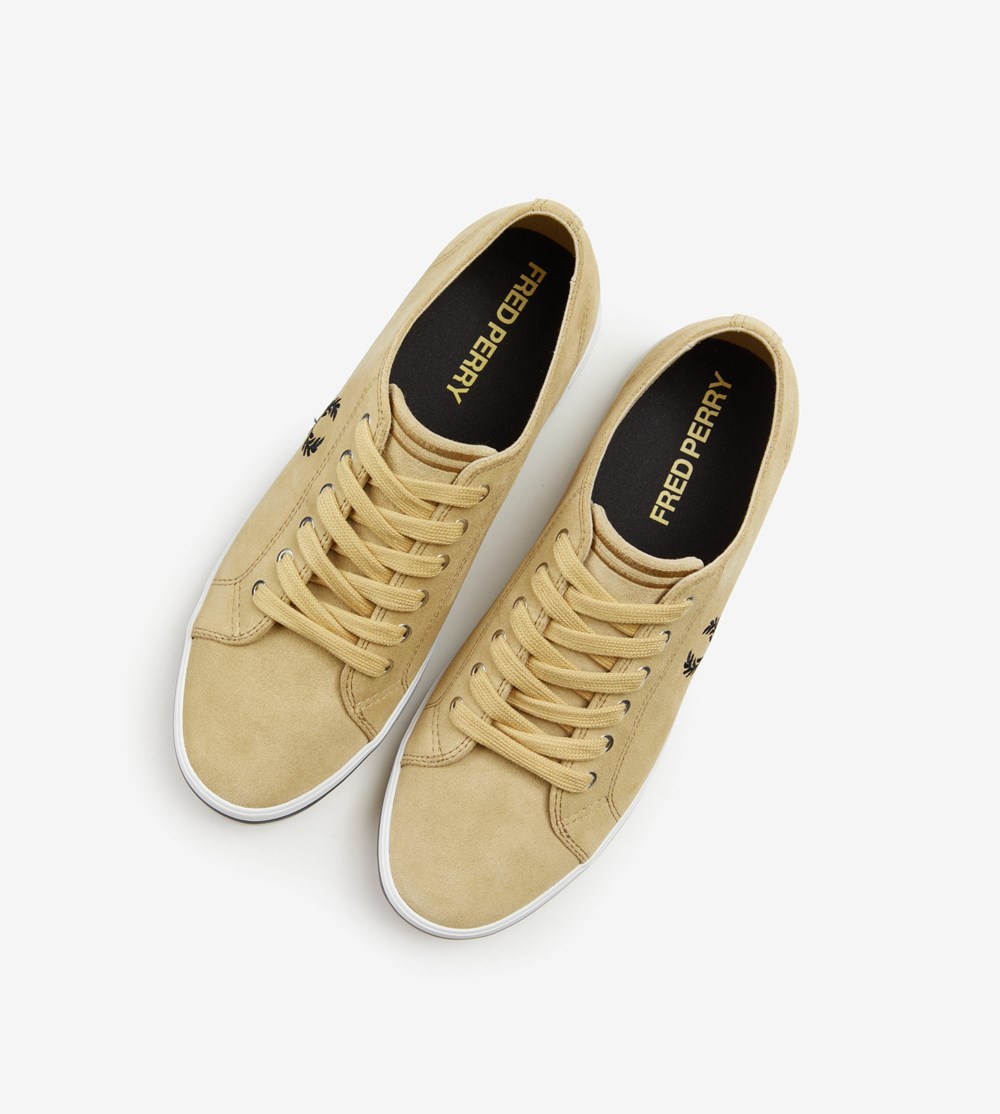 Fred Perry Kingston Sneakers Herre Grå | 145786-FRY