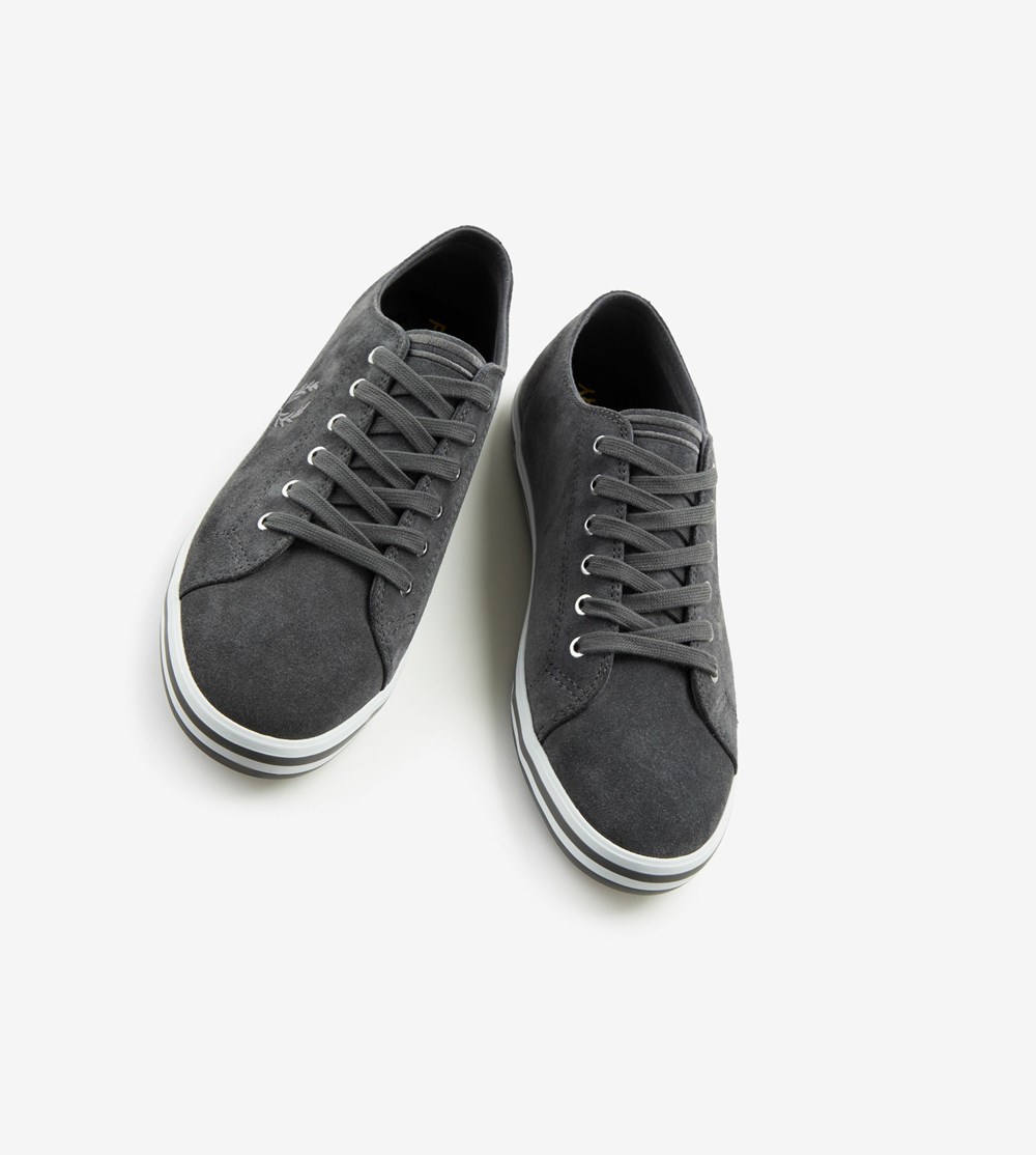 Fred Perry Kingston Sneakers Herre Grå | 523169-KAF