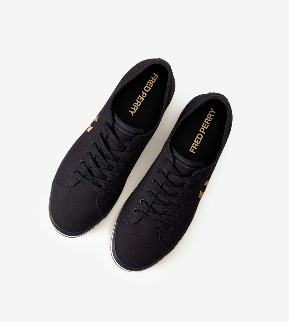 Fred Perry Kingston Sneakers Herre Mørkeblå | 189275-ZCJ