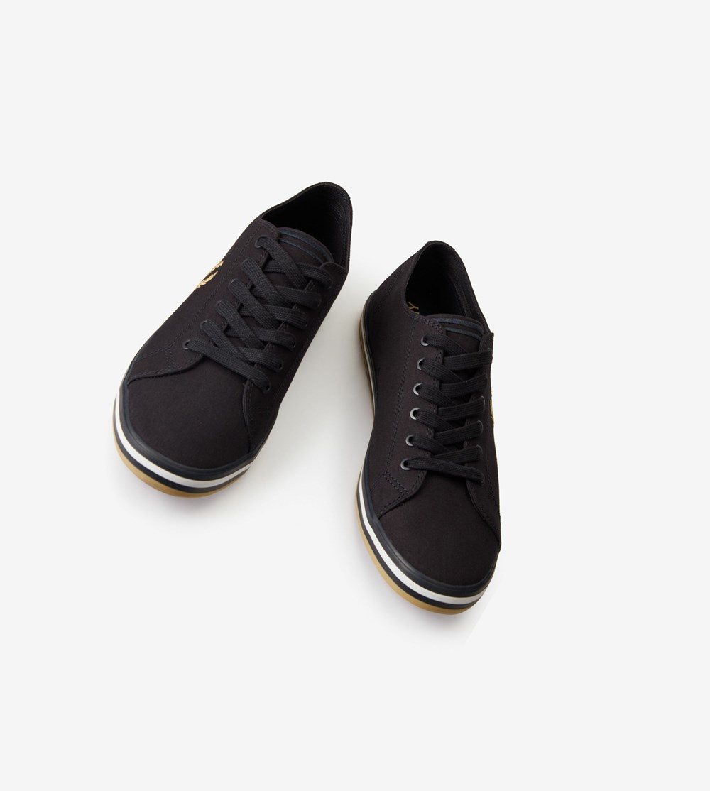 Fred Perry Kingston Sneakers Herre Mørkeblå | 189275-ZCJ