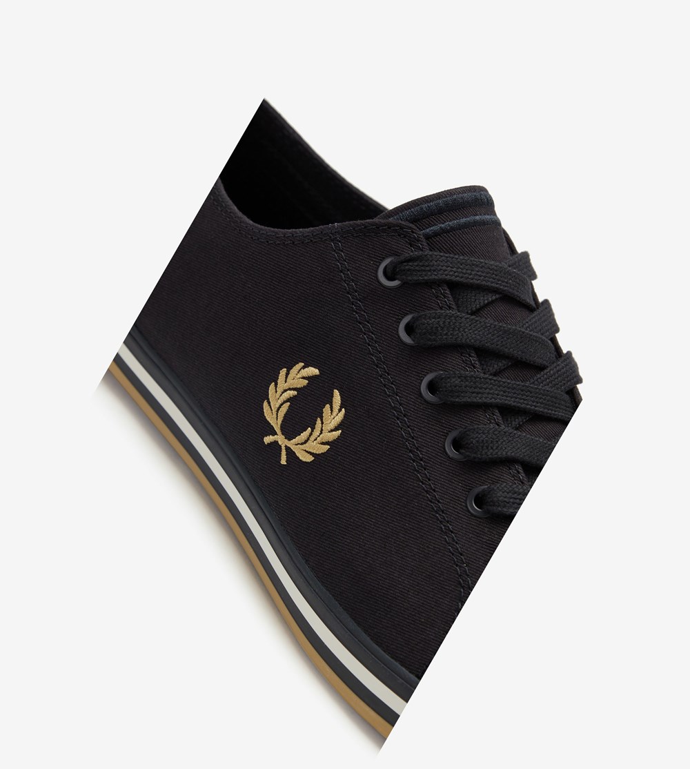 Fred Perry Kingston Sneakers Herre Mørkeblå | 189275-ZCJ