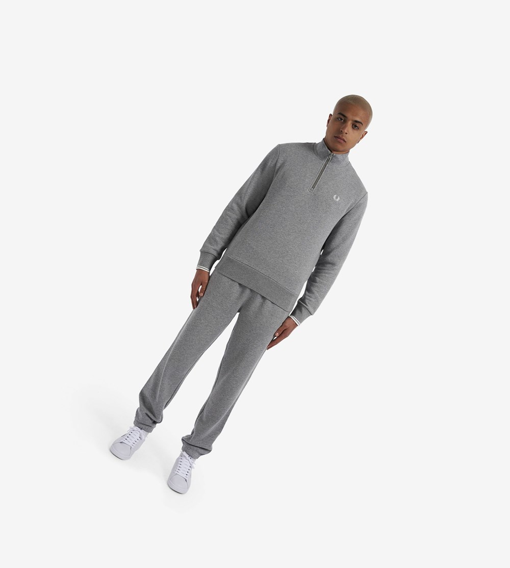 Fred Perry Loopback Joggingbukser Dame Grå | 829304-RNM