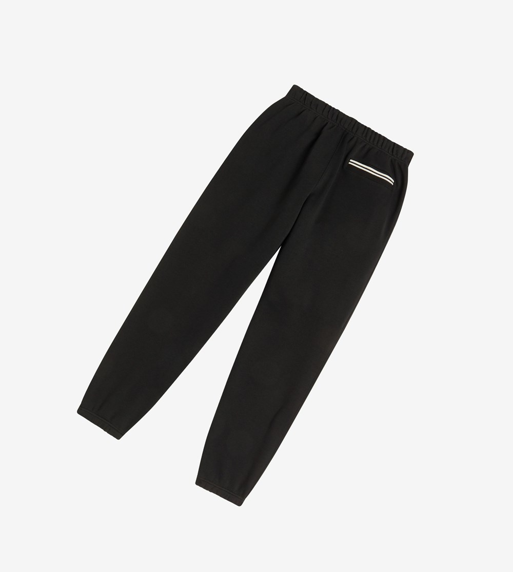 Fred Perry Loopback Sweatpants Bukser Herre Sort | 034578-HZB