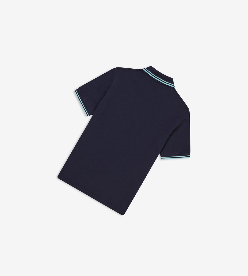 Fred Perry M12 Polo Shirt Herre Mørkeblå | 086251-DRY