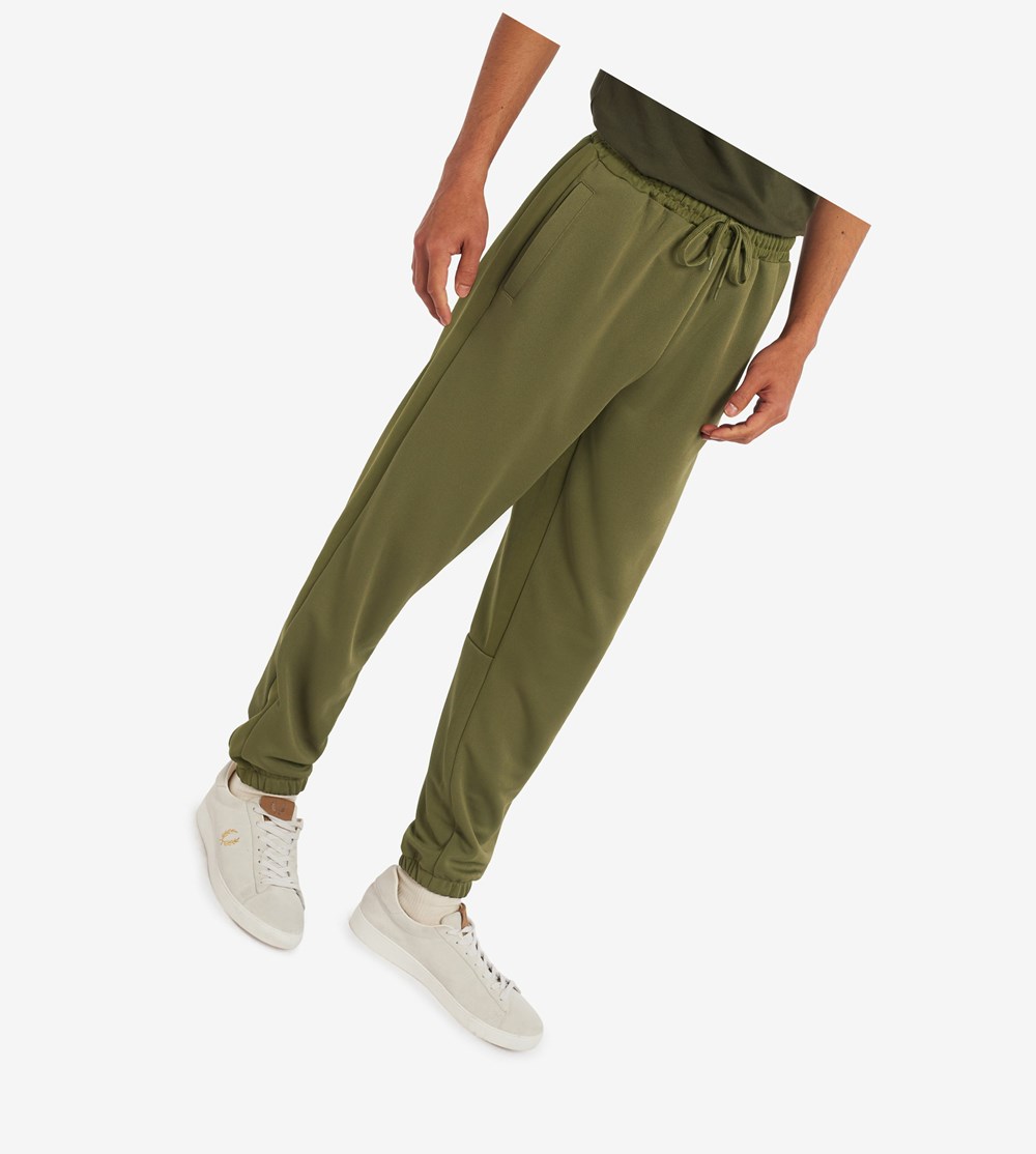 Fred Perry Panelled Track Pants Bukser Herre Grøn | 462083-JEX