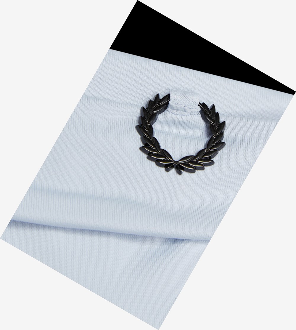 Fred Perry Raf SimonsLaurel Wreath Detail Roll Neck Top T Shirts Herre Blå | 538124-IVT