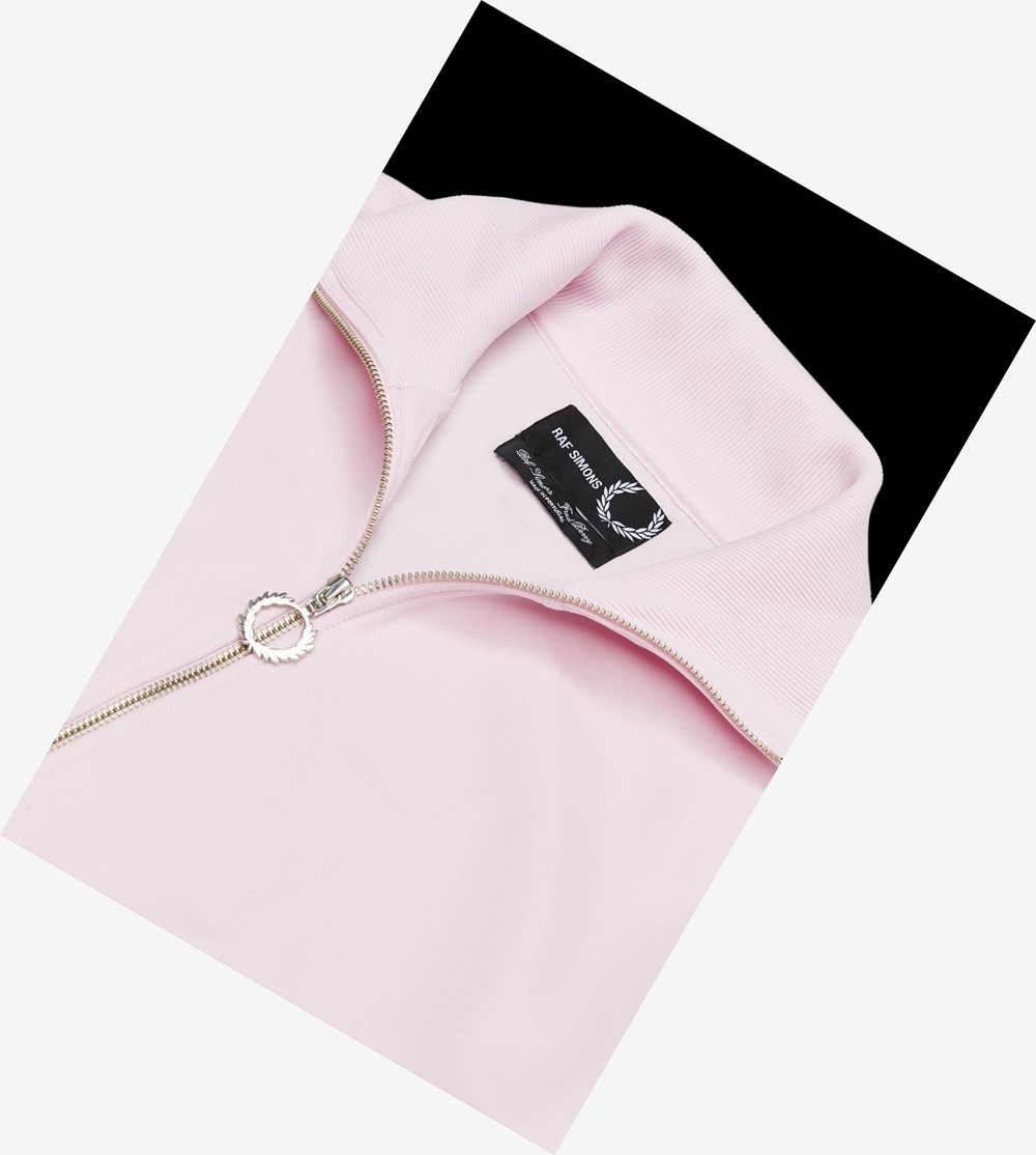 Fred Perry Raf Simons Patch Detail Træningsjakke Herre Lyselyserød | 813095-NYM