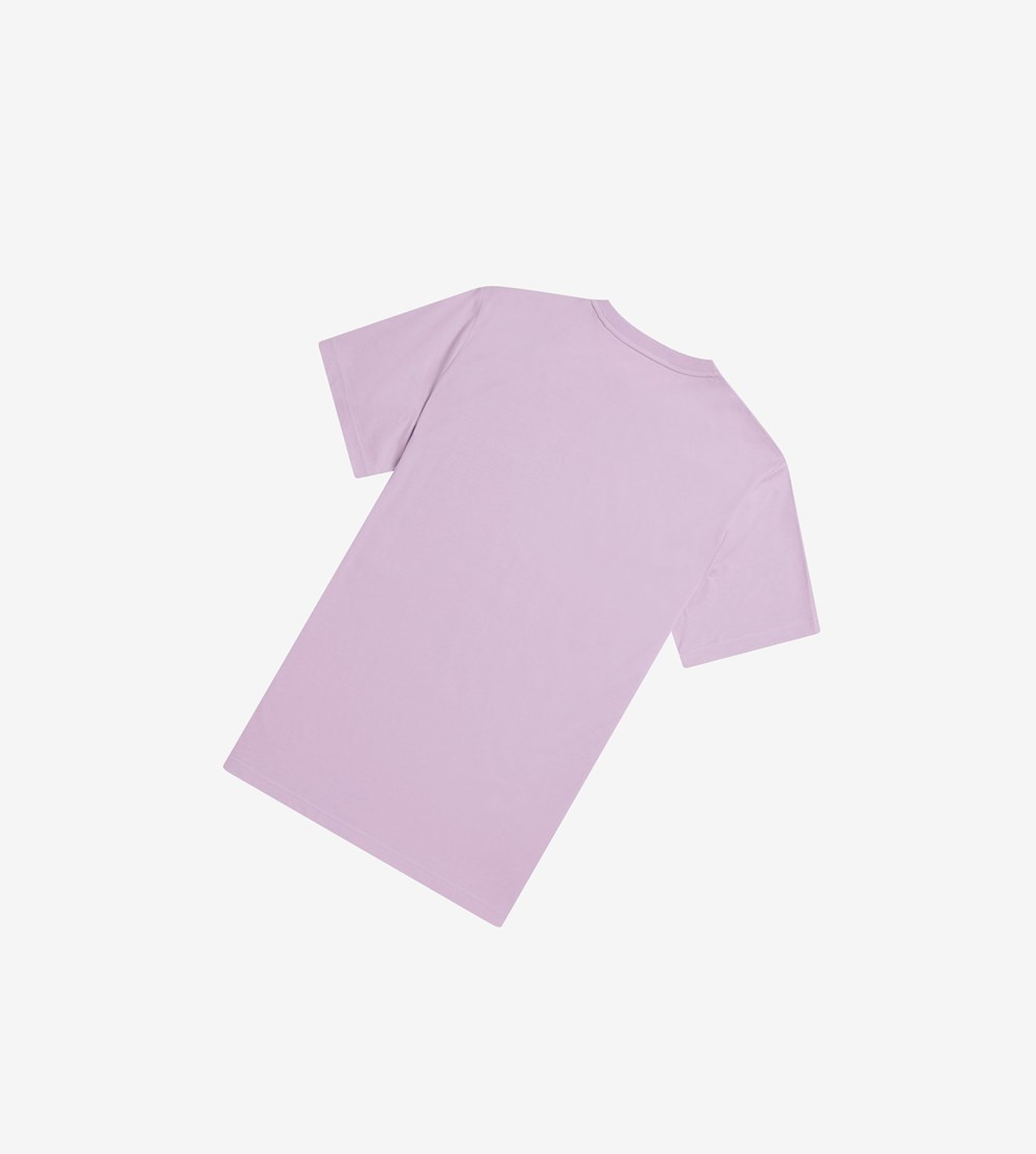 Fred Perry Raised Grafisk T Shirts Herre Lilla | 140852-REJ