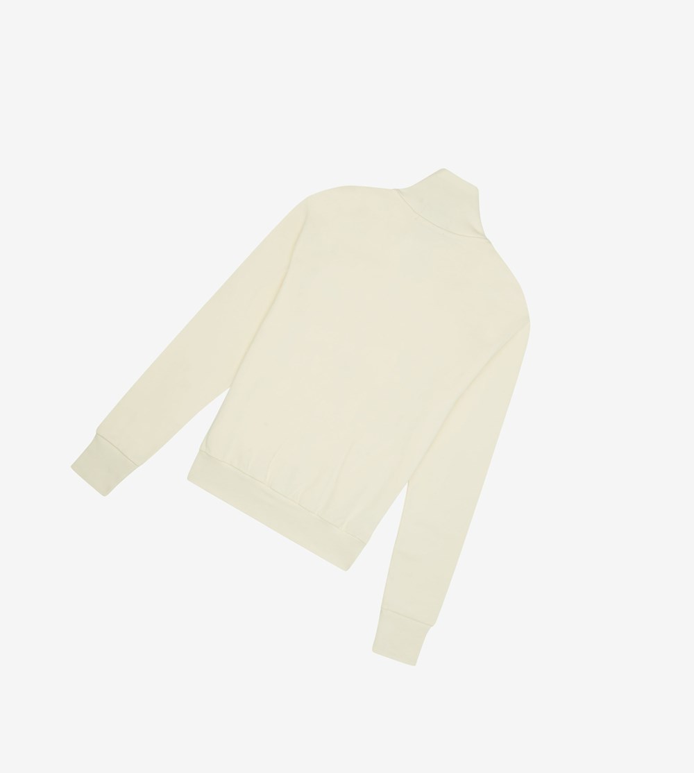 Fred Perry Reissues Funnel Neck Træningsjakke Herre Hvide | 127598-ZHM