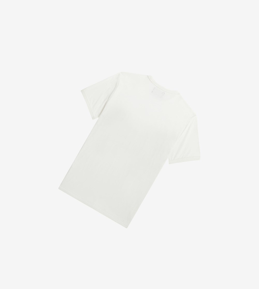 Fred Perry Reissues Vine Grafisk T Shirts Herre Hvide | 728539-PJY