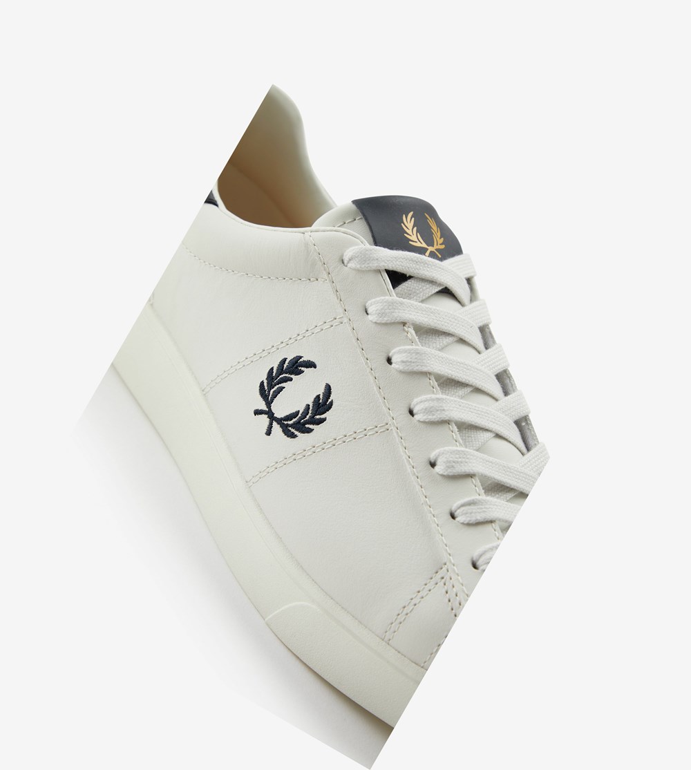 Fred Perry Spencer Sneakers Herre Hvide | 048671-JYL