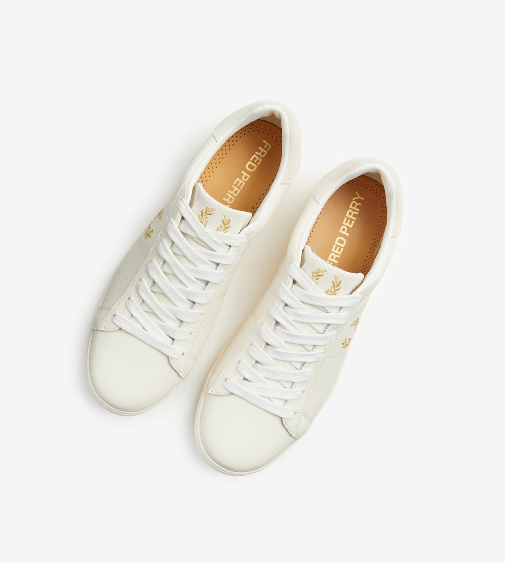 Fred Perry Spencer Sneakers Herre Hvide | 563709-FEO