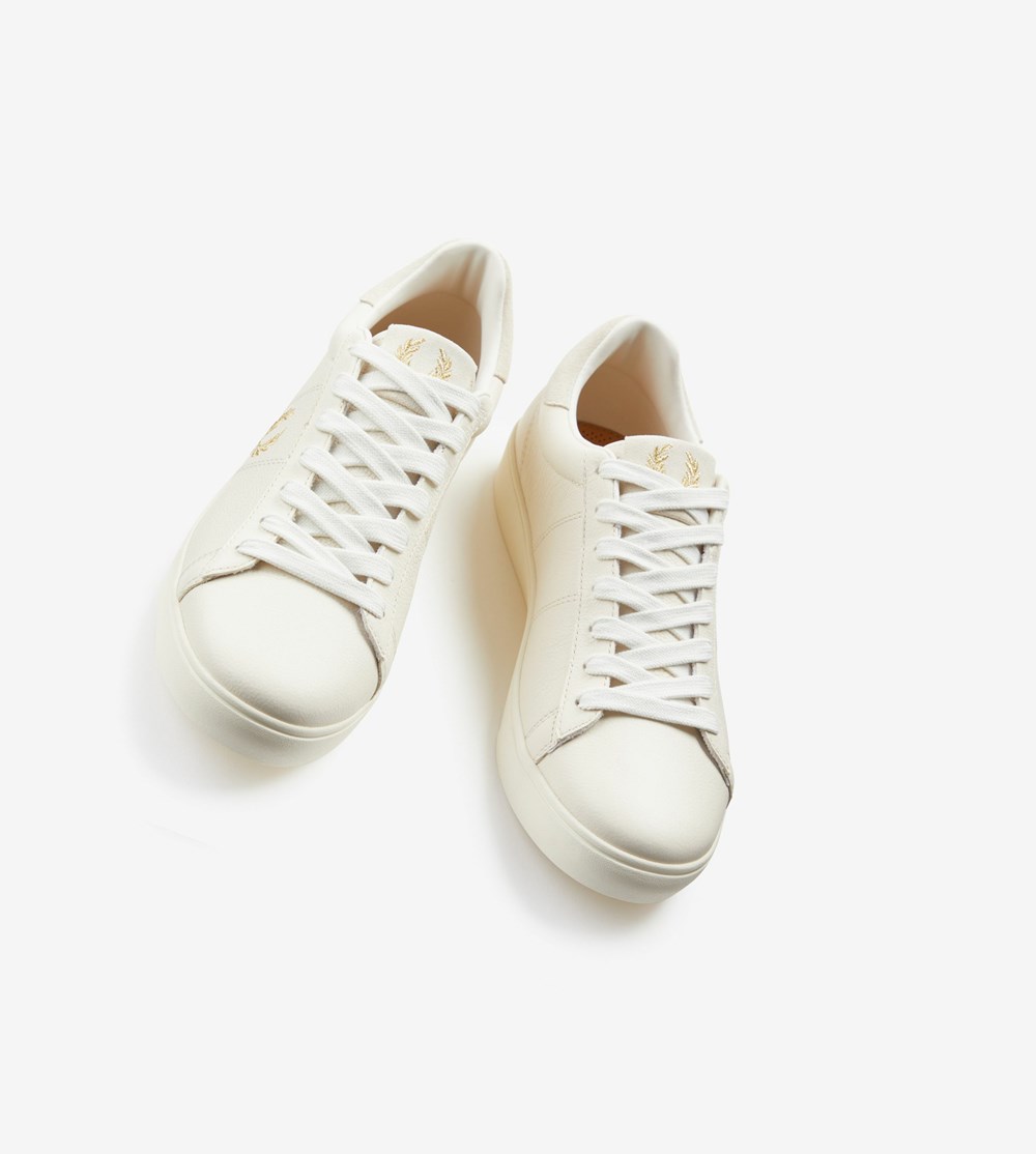 Fred Perry Spencer Sneakers Herre Hvide | 563709-FEO