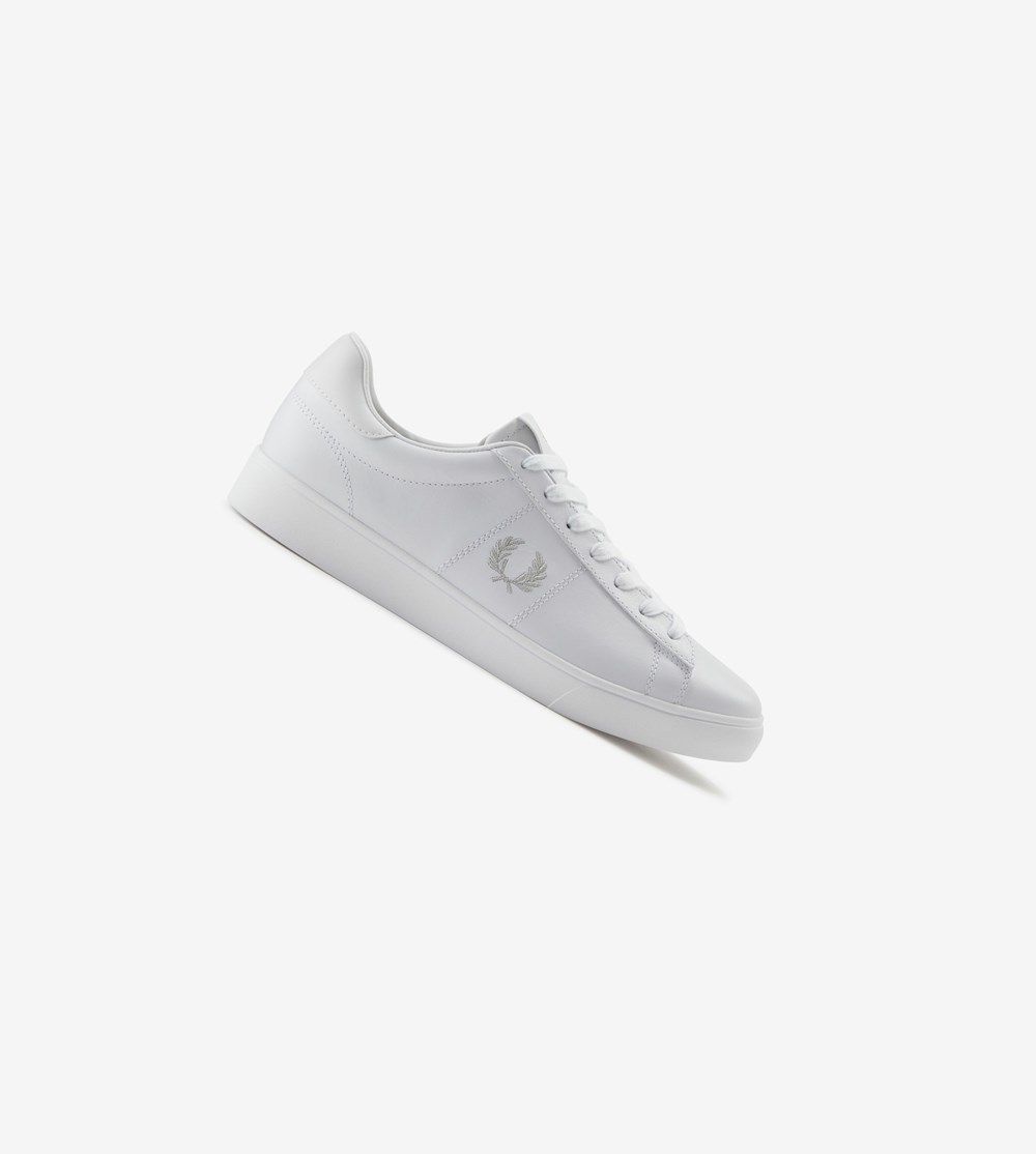 Fred Perry Spencer Sneakers Herre Hvide | 634025-LDW