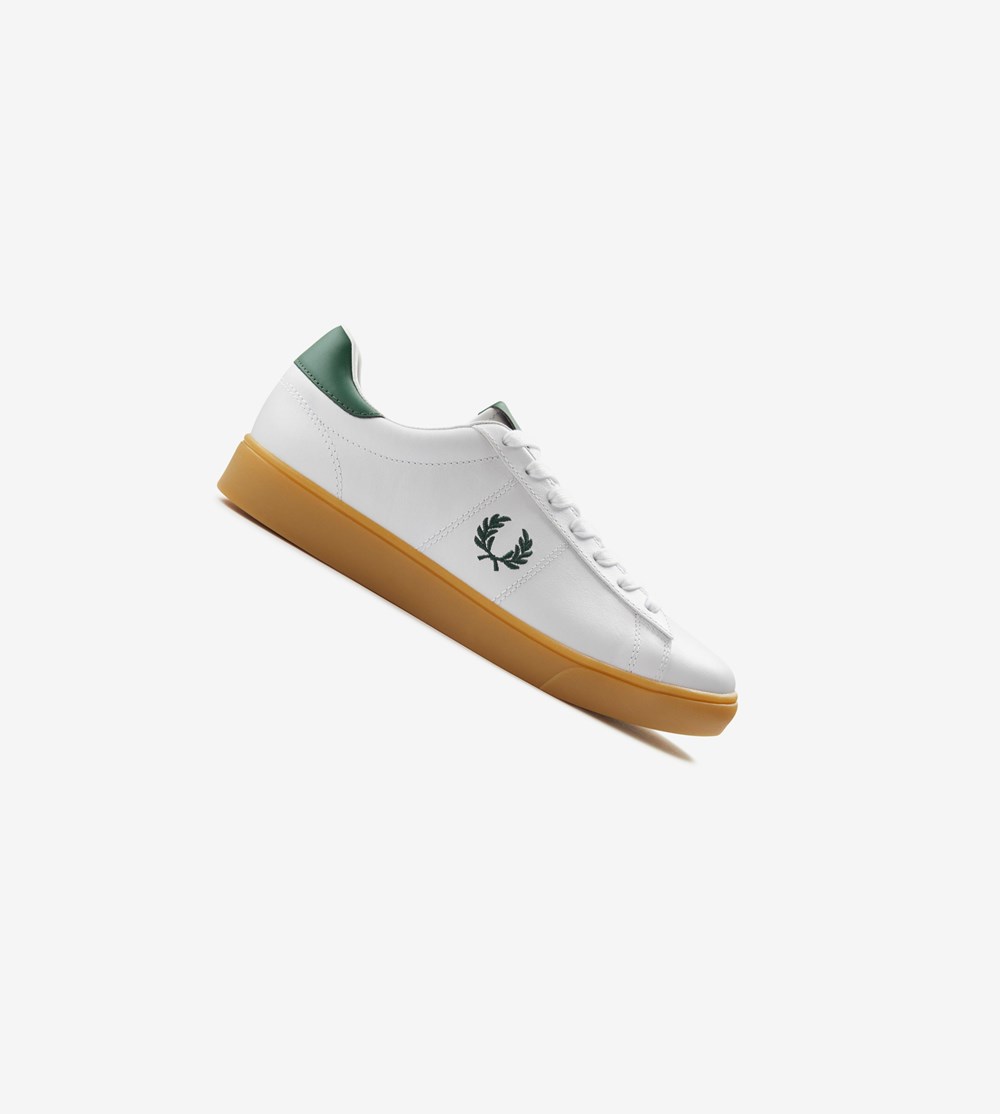 Fred Perry Spencer Sneakers Herre Hvide | 802954-PFZ