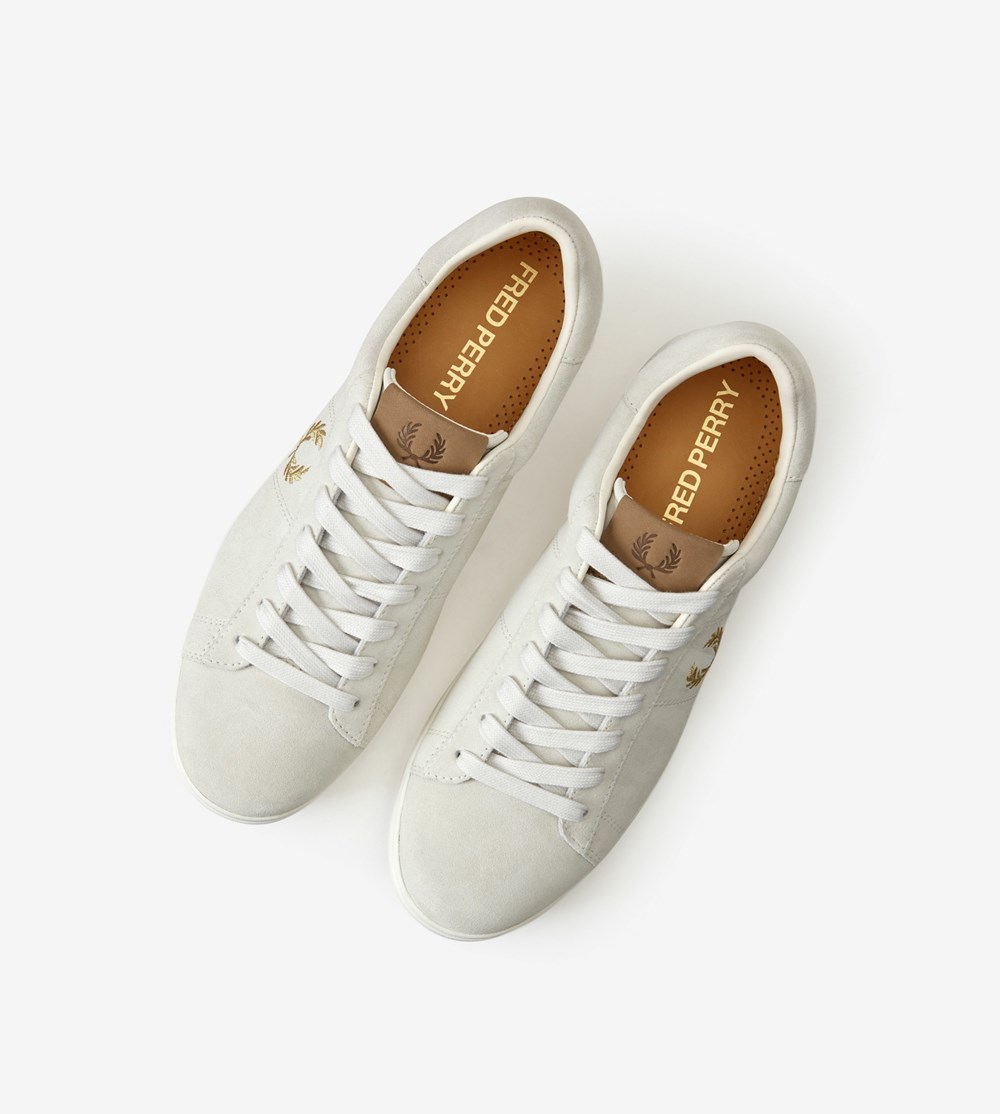 Fred Perry Spencer Sneakers Herre Metal Guld | 053721-TZM