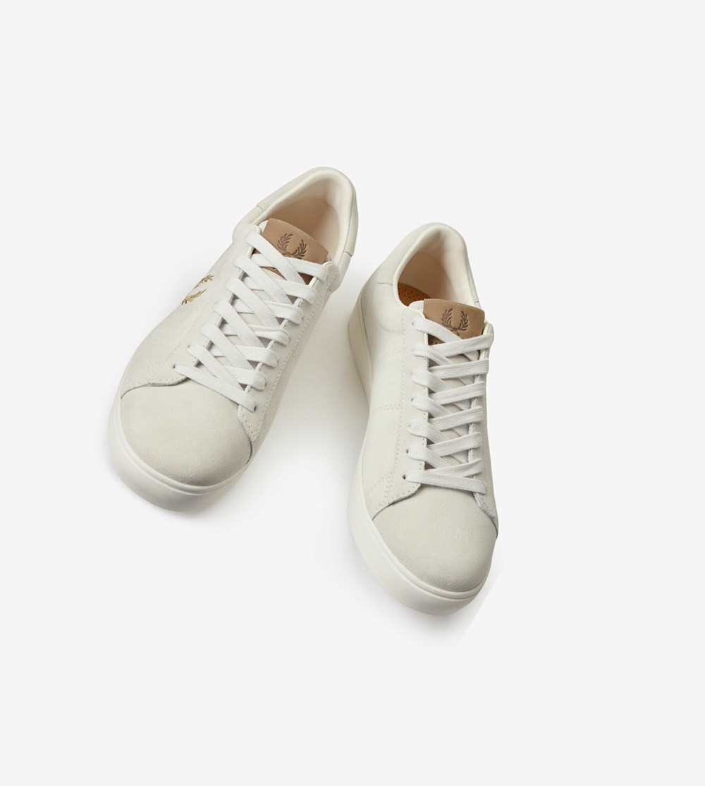 Fred Perry Spencer Sneakers Herre Metal Guld | 053721-TZM