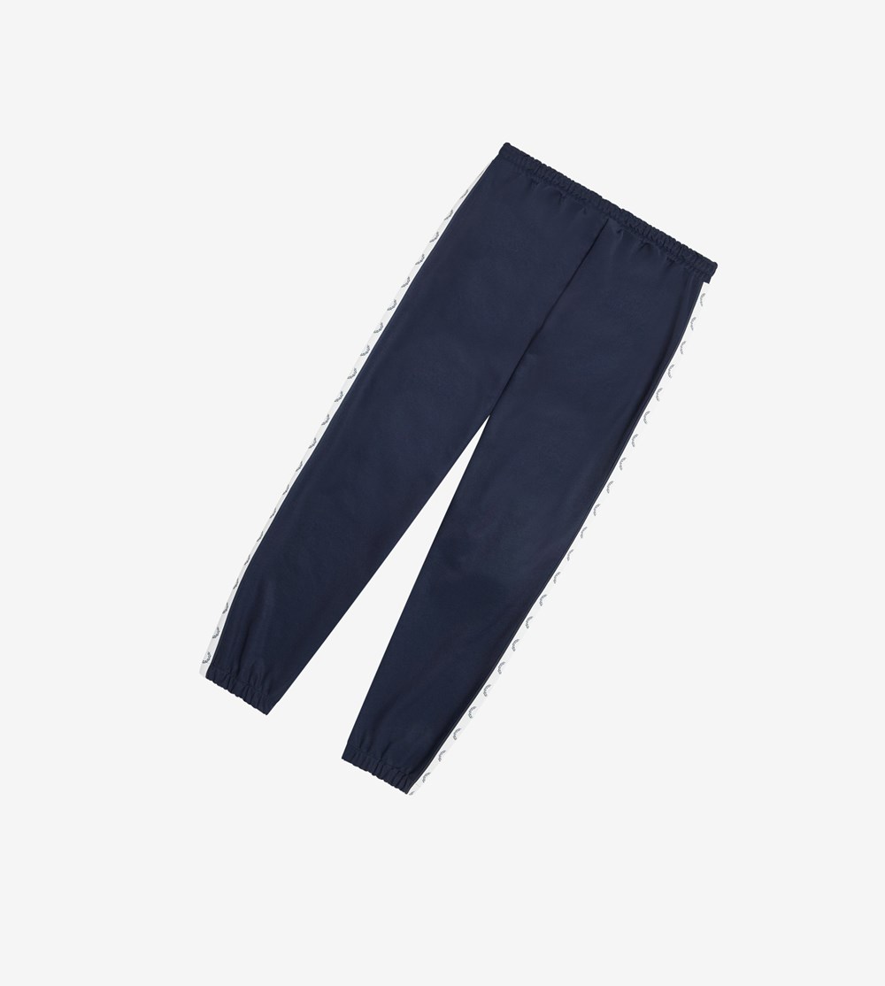 Fred Perry Taped Track Pants Bukser Herre Mørkegrå Blå | 381402-YAS